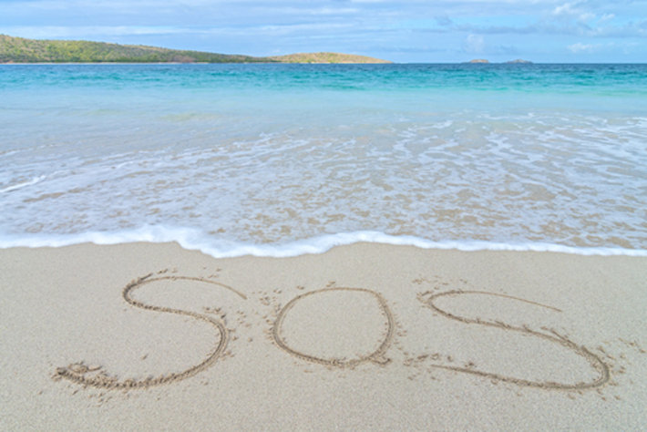 SOS sulla spiaggia